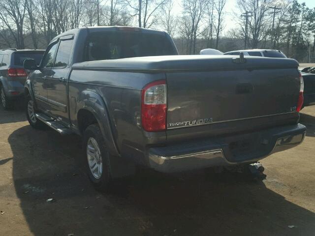 5TBET34146S515986 - 2006 TOYOTA TUNDRA DOU GRAY photo 3