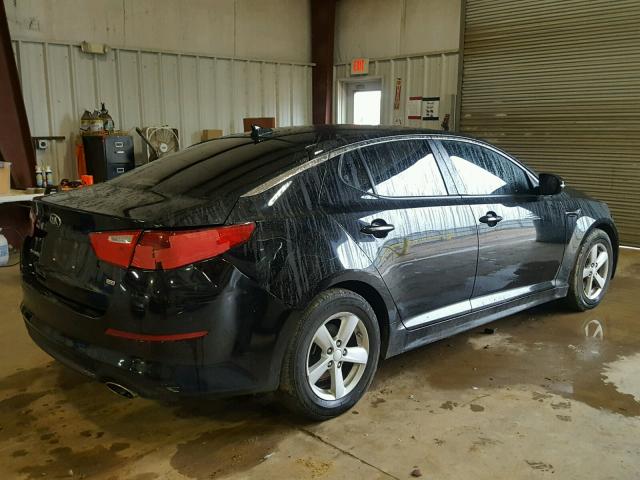 5XXGM4A71EG305180 - 2014 KIA OPTIMA LX BLACK photo 4