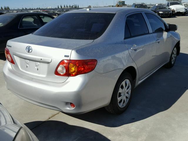 1NXBU4EE6AZ306845 - 2010 TOYOTA COROLLA BA SILVER photo 4