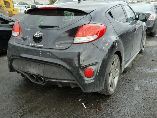 KMHTC6AEXDU114292 - 2013 HYUNDAI VELOSTER T BLACK photo 4