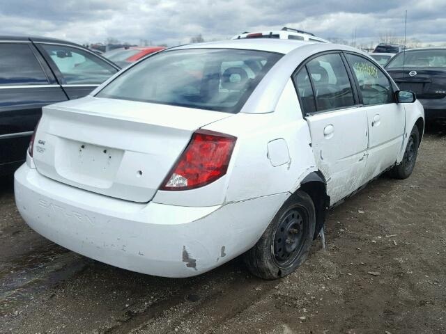 1G8AJ52F63Z149085 - 2003 SATURN ION WHITE photo 4