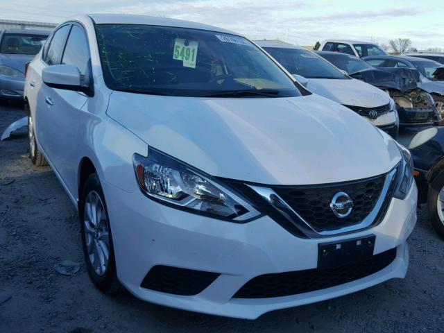 3N1AB7APXGY261920 - 2016 NISSAN SENTRA S WHITE photo 1