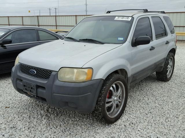 1FMYU02184KA81039 - 2004 FORD ESCAPE XLS SILVER photo 2