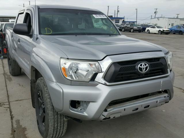 5TFJX4GN8EX033836 - 2014 TOYOTA TACOMA DOU GRAY photo 1