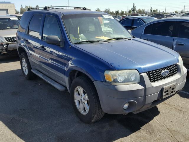 1FMCU03197KA54445 - 2007 FORD ESCAPE XLT BLUE photo 1