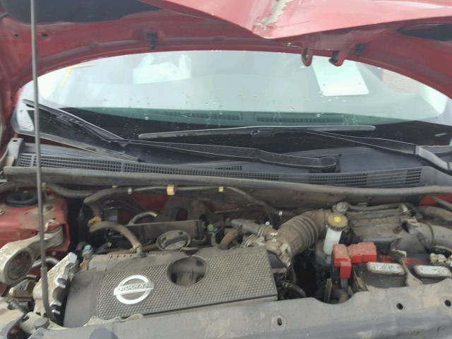 3N1AB7AP6DL607633 - 2013 NISSAN SENTRA S RED photo 7