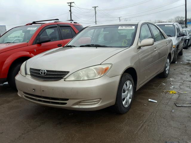 4T1BE32K24U790440 - 2004 TOYOTA CAMRY LE BEIGE photo 2