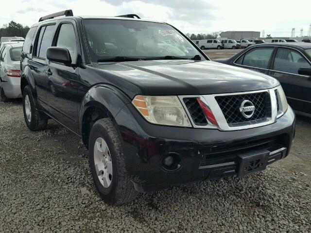 5N1AR18U68C661822 - 2008 NISSAN PATHFINDER BLACK photo 1