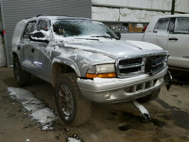 1D4HS48N73F564415 - 2003 DODGE DURANGO SL SILVER photo 1