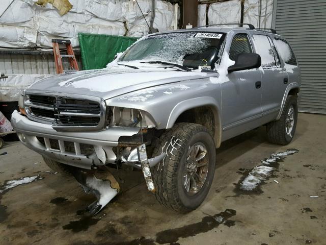 1D4HS48N73F564415 - 2003 DODGE DURANGO SL SILVER photo 2