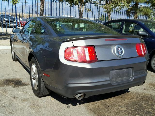 1ZVBP8AM2B5150098 - 2011 FORD MUSTANG CHARCOAL photo 3