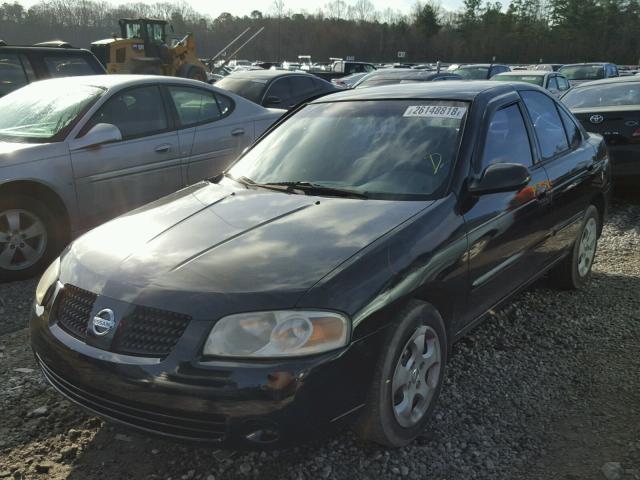 3N1CB51DX4L875295 - 2004 NISSAN SENTRA 1.8 BLACK photo 2