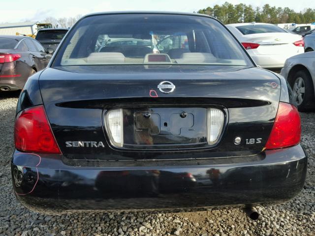 3N1CB51DX4L875295 - 2004 NISSAN SENTRA 1.8 BLACK photo 9