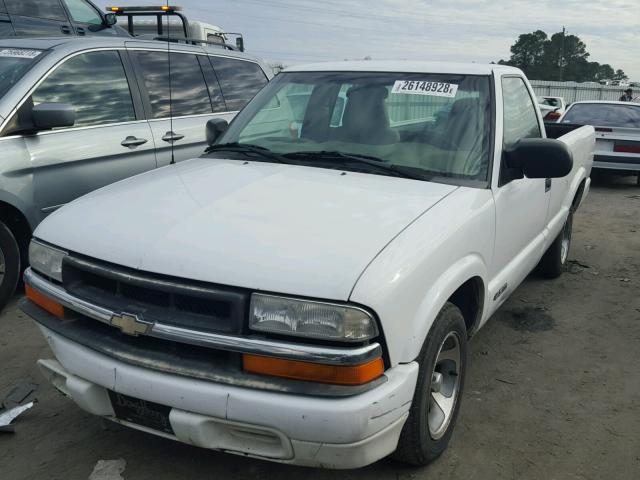 1GCCS14541K129545 - 2001 CHEVROLET S TRUCK S1 WHITE photo 2