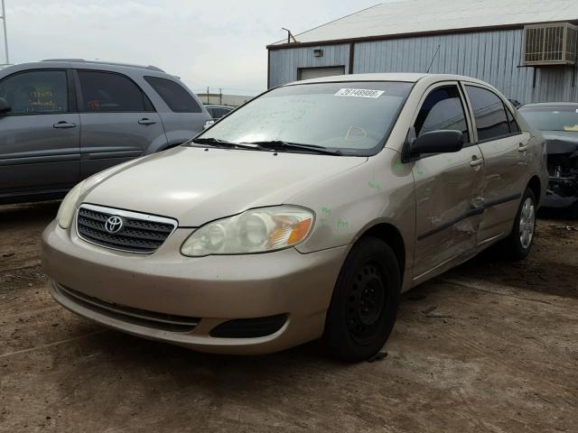 1NXBR32E55Z510963 - 2005 TOYOTA COROLLA CE BEIGE photo 2