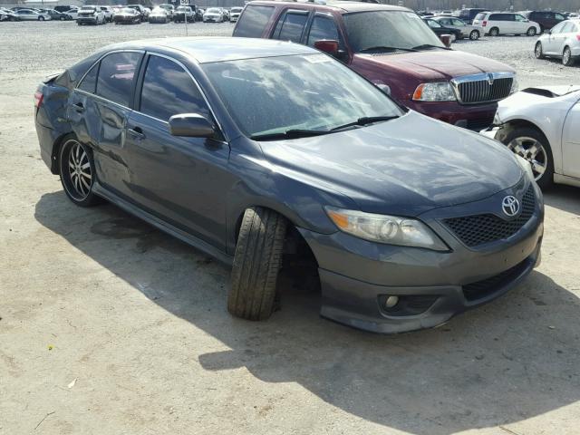 4T1BK3EKXAU114821 - 2010 TOYOTA CAMRY SE CHARCOAL photo 1