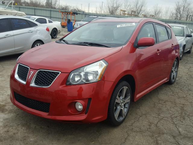 5Y2SR67089Z471099 - 2009 PONTIAC VIBE GT RED photo 2