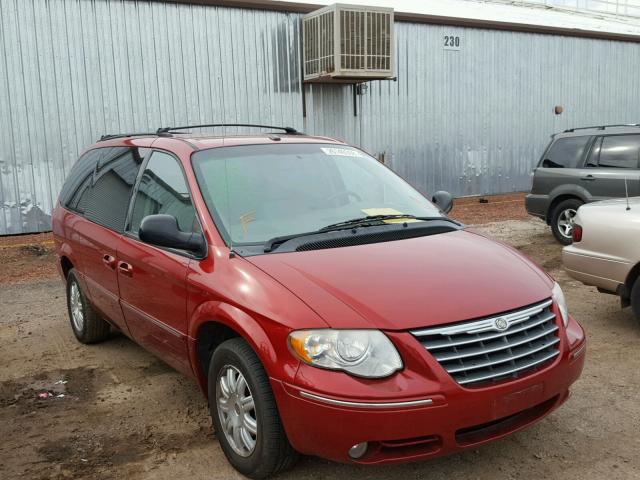 2A8GP54L76R911137 - 2006 CHRYSLER TOWN & COU MAROON photo 1