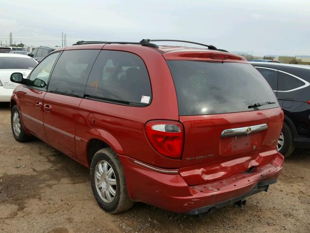 2A8GP54L76R911137 - 2006 CHRYSLER TOWN & COU MAROON photo 3