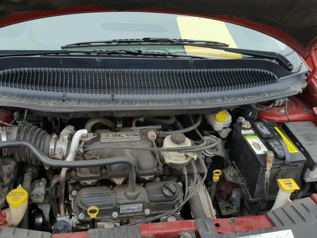 2A8GP54L76R911137 - 2006 CHRYSLER TOWN & COU MAROON photo 7