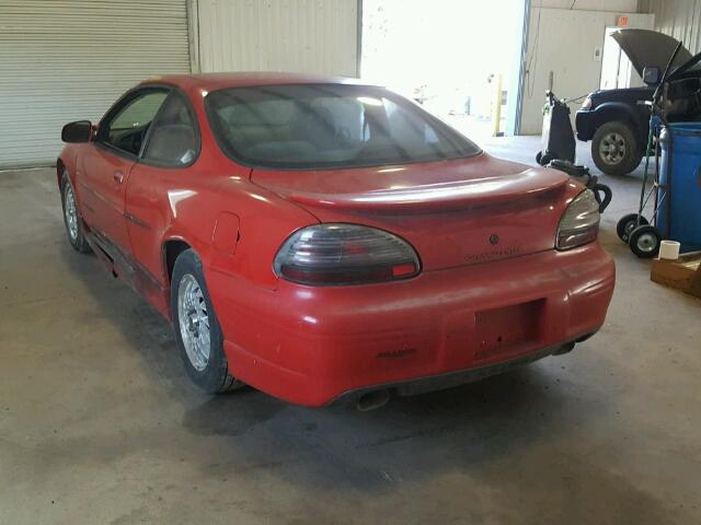 1G2WP12K8YF144791 - 2000 PONTIAC GRAND PRIX RED photo 3