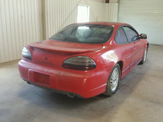 1G2WP12K8YF144791 - 2000 PONTIAC GRAND PRIX RED photo 4
