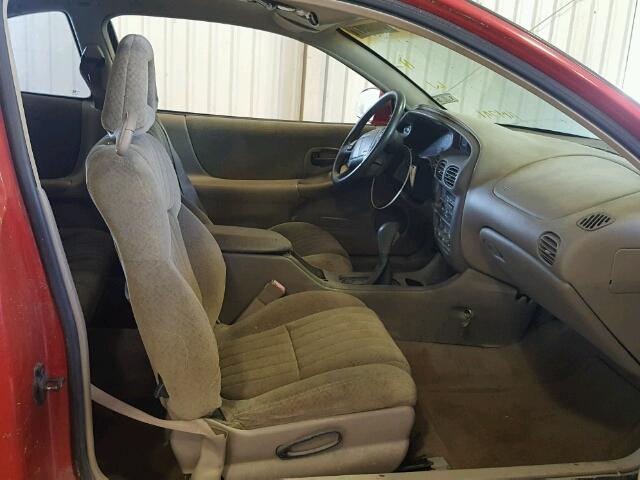 1G2WP12K8YF144791 - 2000 PONTIAC GRAND PRIX RED photo 5