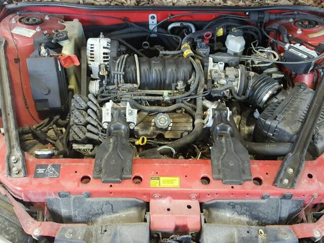 1G2WP12K8YF144791 - 2000 PONTIAC GRAND PRIX RED photo 7