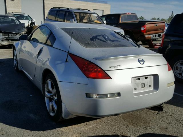 JN1AZ34D56M331864 - 2006 NISSAN 350Z COUPE SILVER photo 3