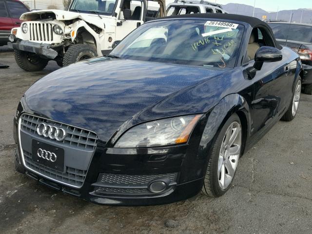 TRUMF38J381001881 - 2008 AUDI TT 2.0T BLACK photo 2