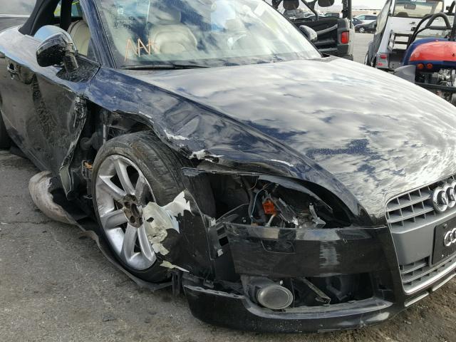 TRUMF38J381001881 - 2008 AUDI TT 2.0T BLACK photo 9