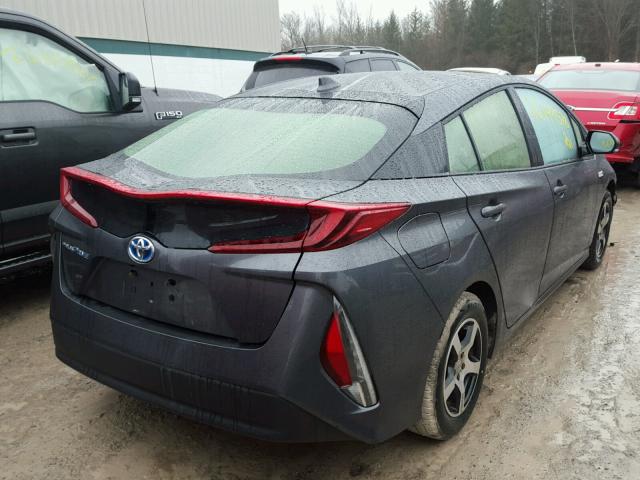 JTDKARFP9H3048654 - 2017 TOYOTA PRIUS PRIM ნაცრისფერი ფოტო 4