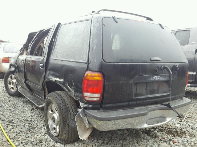 1FMZU32E7WZB72418 - 1998 FORD EXPLORER BLACK photo 3