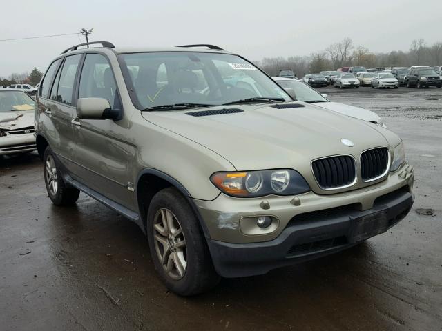 5UXFA13595LY17430 - 2005 BMW X5 3.0I GREEN photo 1