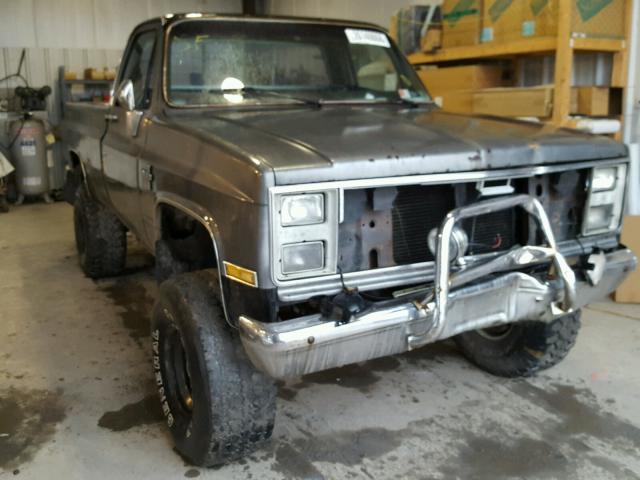 1GCEK14H6GF341903 - 1986 CHEVROLET K10 GRAY photo 1