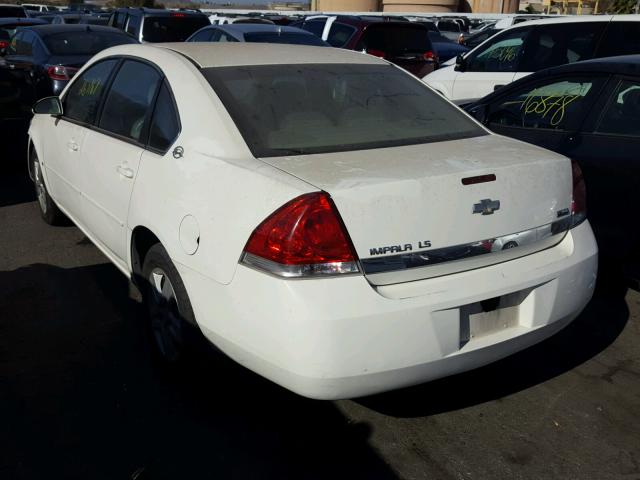 2G1WB58K079358960 - 2007 CHEVROLET IMPALA LS WHITE photo 3