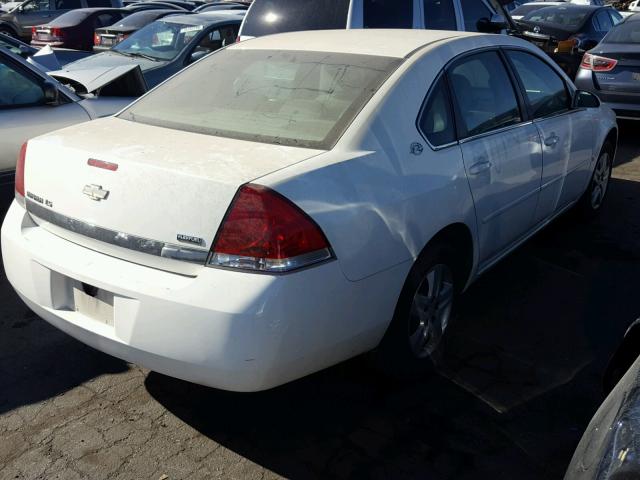 2G1WB58K079358960 - 2007 CHEVROLET IMPALA LS WHITE photo 4