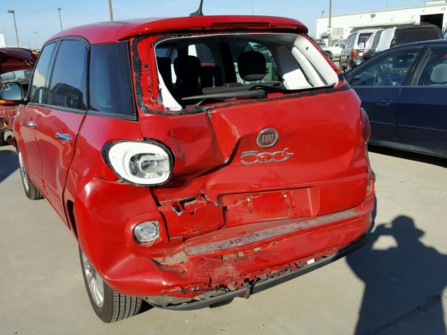 ZFBCFABH1EZ002429 - 2014 FIAT 500L EASY RED photo 9