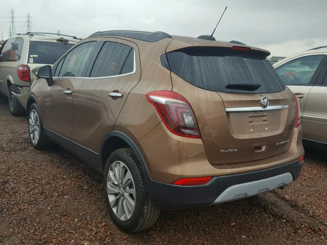 KL4CJASB0HB104416 - 2017 BUICK ENCORE PRE BROWN photo 3