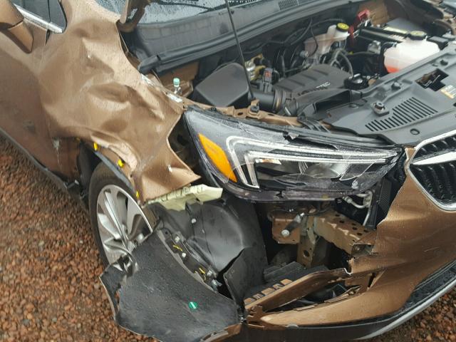 KL4CJASB0HB104416 - 2017 BUICK ENCORE PRE BROWN photo 9