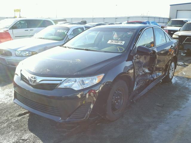 4T1BF1FK4CU048731 - 2012 TOYOTA CAMRY BASE BLACK photo 2