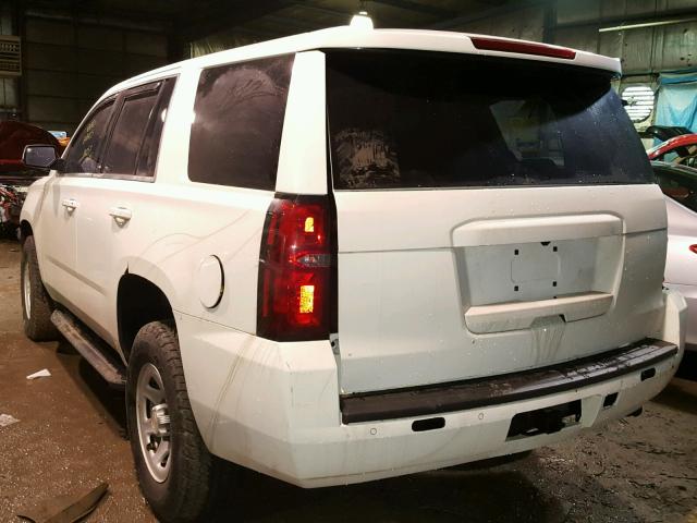 1GNSK3EC3FR304233 - 2015 CHEVROLET TAHOE SPEC WHITE photo 3