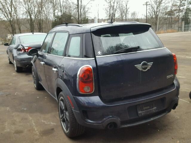 WMWZC3C52CWL83171 - 2012 MINI COOPER S C BLUE photo 3