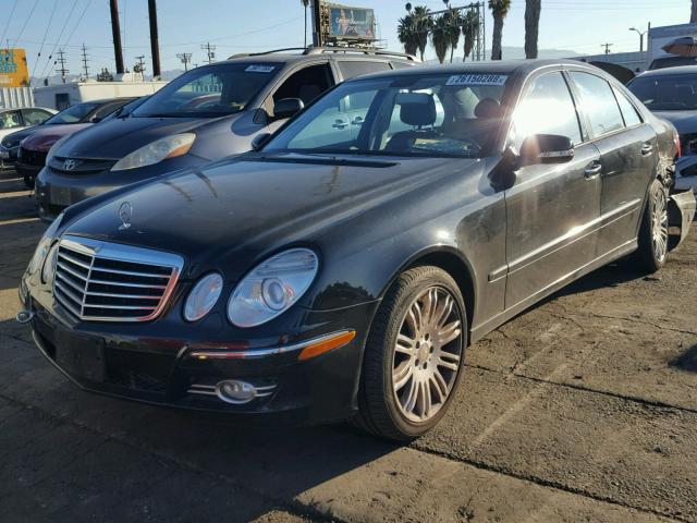 WDBUF72XX8B231795 - 2008 MERCEDES-BENZ E 550 BLACK photo 2