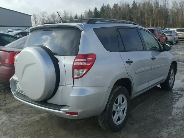 2T3BF4DVXBW163158 - 2011 TOYOTA RAV4 SILVER photo 4