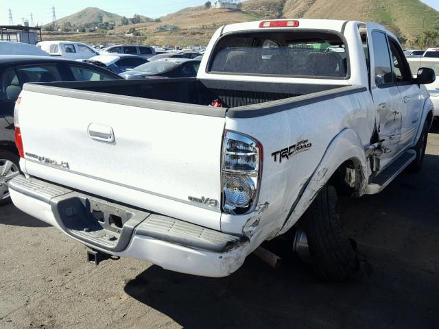 5TBET38114S459545 - 2004 TOYOTA TUNDRA DOU WHITE photo 4