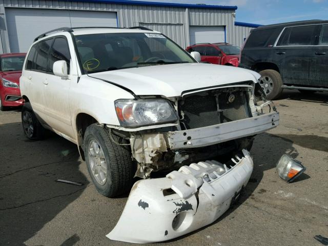 JTEEP21A870216057 - 2007 TOYOTA HIGHLANDER WHITE photo 1