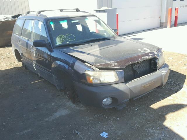 JF1SG63665H738343 - 2005 SUBARU FORESTER 2 BLUE photo 1