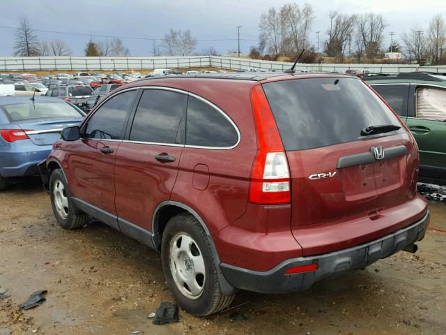 JHLRE48347C017152 - 2007 HONDA CR-V LX RED photo 3