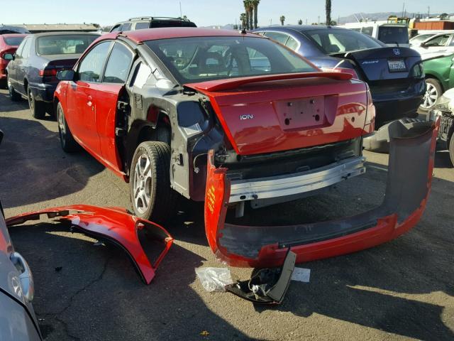 1G8AW14F85Z140303 - 2005 SATURN ION LEVEL წითელი ფოტო 3